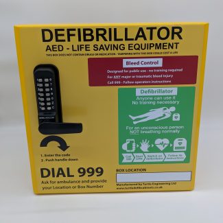 Defibrillator and Bleed Control Cabinet