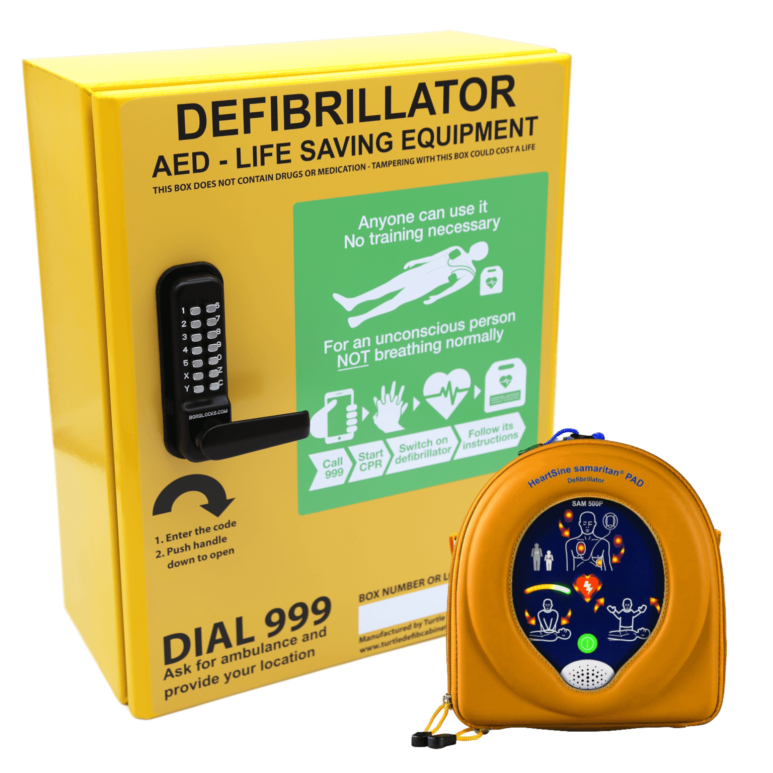 Defibrillator Cabinet – Outdoor, Locked, Heated, Medium Sized ...