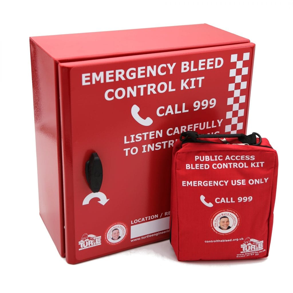 Unlocked Emergency Bleed Control Cabinet – Kit Optional - Turtle defib ...