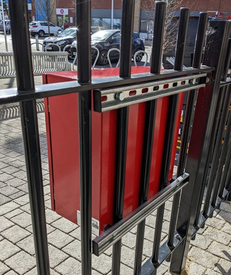 Turtle Panel Railing Fence & Railing Mounting Kit - Turtle defib cabinets